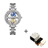 Woman Watch Ladies Clock Luxury Fashion Female Mechanical Watches Wristwatches - Emete store