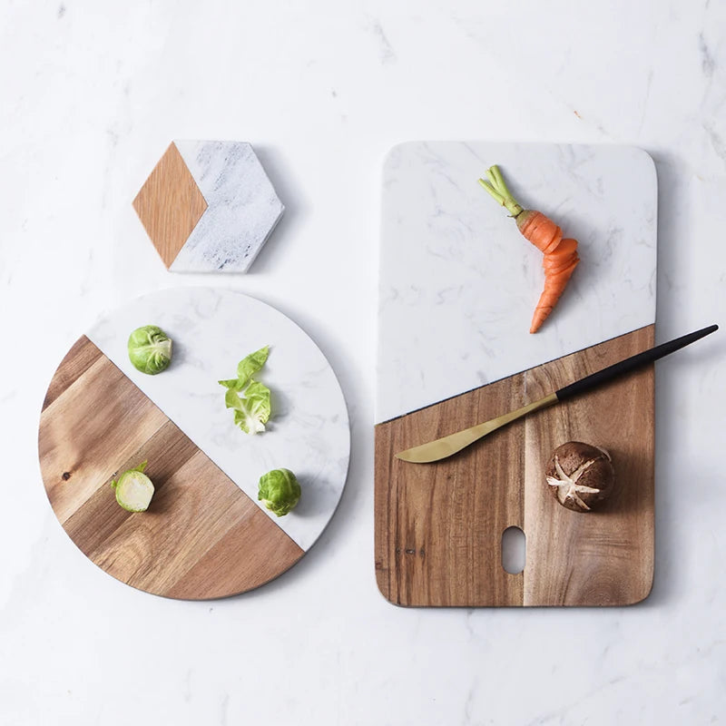 Stone board kitchen accessories marble cheese board jewelry storage board bread sushi plate western food plates