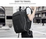 Mark Ryden Oxford Waterproof Backpack with Hidden Pocket & USB Charging - Emete Store