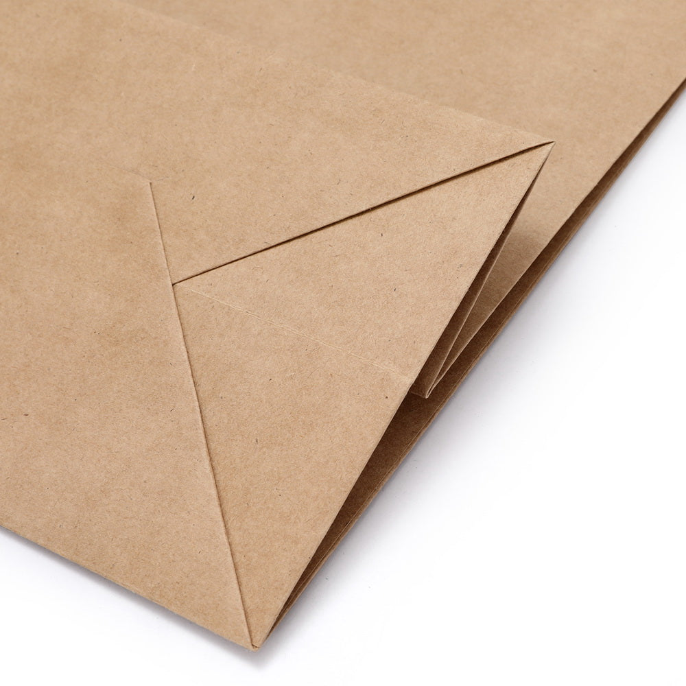 100pcs Bulk Kraft Paper Bags Pack Brown Shopping Retail Gift Bags Reusable Brown - Emete Store