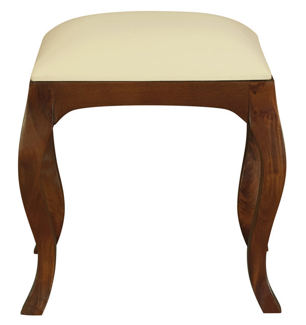 Eloise Cabriole Leg Dressing Stool (Mahogany)