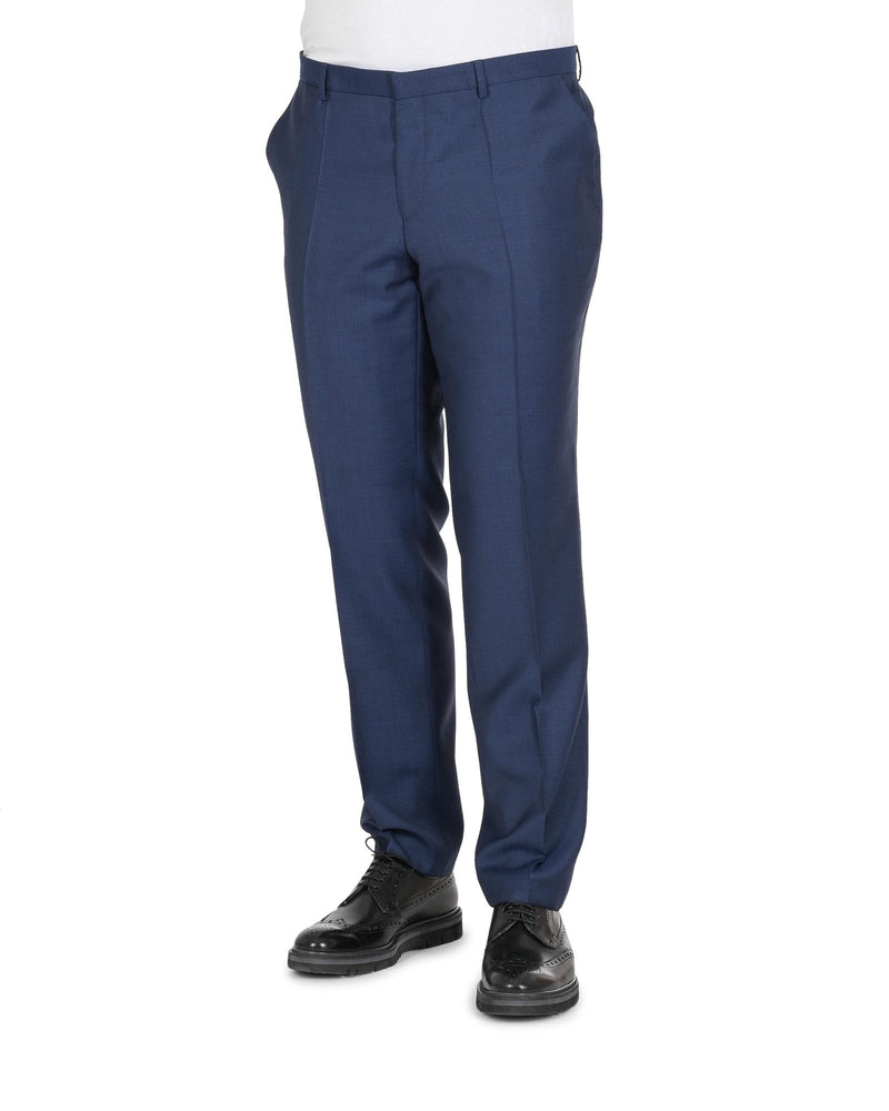 Hugo Boss Men's Blue Wool Blend Trousers in Blue - 27 EU