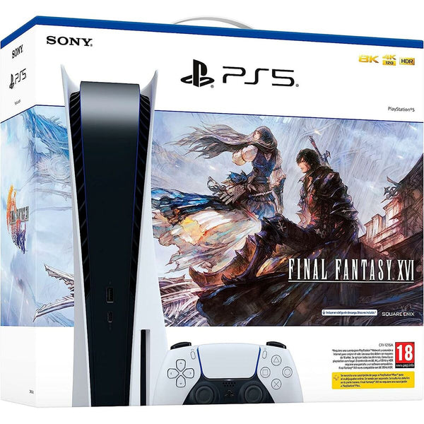 Sony PS5 Gaming Console | Stand + Final Fantasy XVI 825 GB SSD