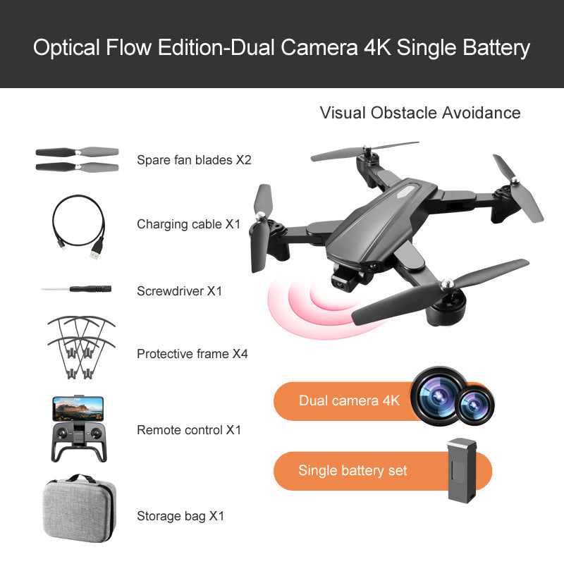 R20 Cross-Border Drone GPS HD Aerial Photography 4K Dual-Camera - Emete Store