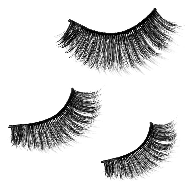 Explosive 3D Mink Hair False Eyelashes Curled Soft Slender Three Dimensional Thick False Eyelashes - Emete Store