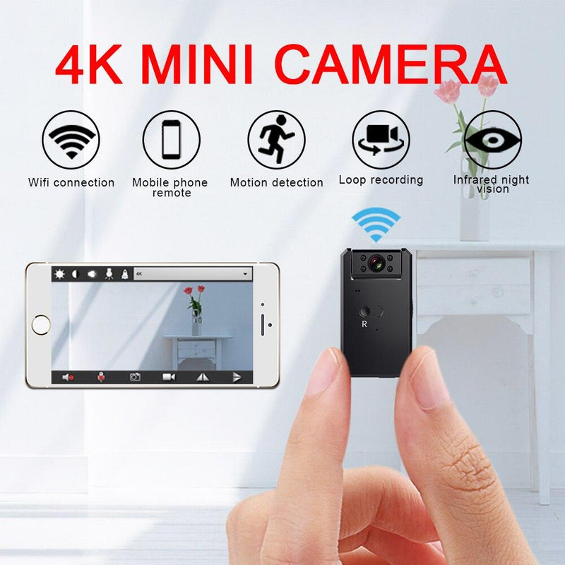 4K Mini Camera WiFi HD Night Vision Video Micro Small Cam eprolo