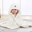 New Spring And Autumn Baby Swaddle Towel Cute Cartoon Hug Quilt Coral Fleece Hooded Bath Towel - Emete Store