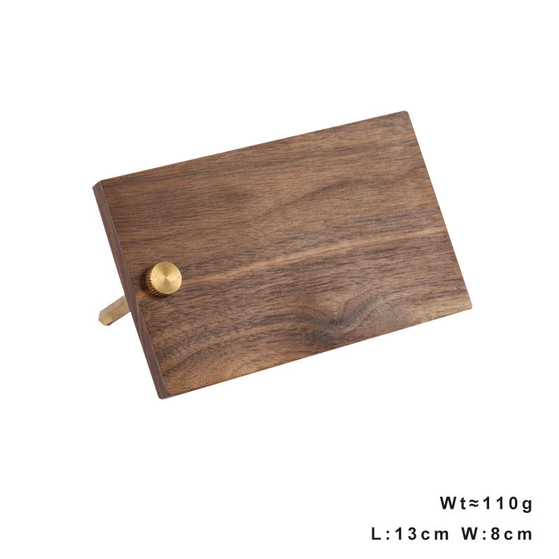 Solid Wood Business Card Holder Wooden Note Message Holder eprolo