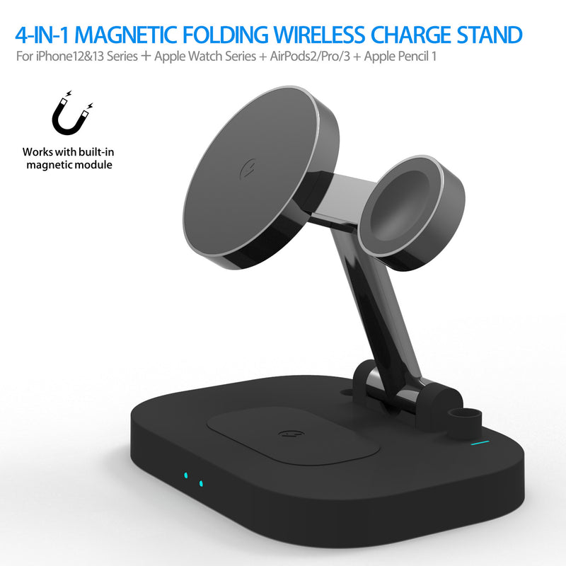 Vertical Magsafe Magnetic Folding Three-in-one Stand eprolo