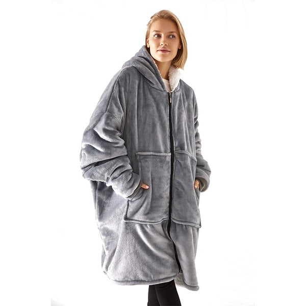 Comfort Oversized Blanket Hoodie Lazy Blanket - Emete Store