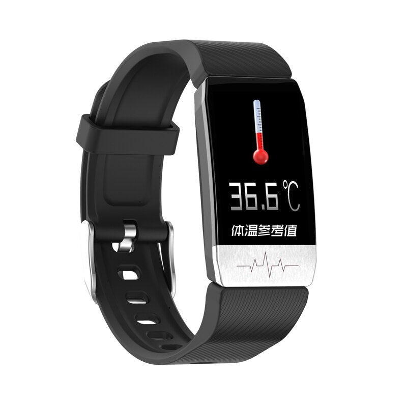 T1 Smart Watch Band With Temperature Immune Measure ECG Heart Rate Blood Pressure Monitor eprolo