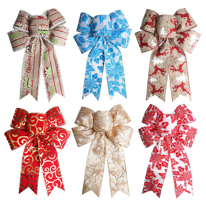 Christmas Ribbon Bow Christmas Decoration Gift Package eprolo