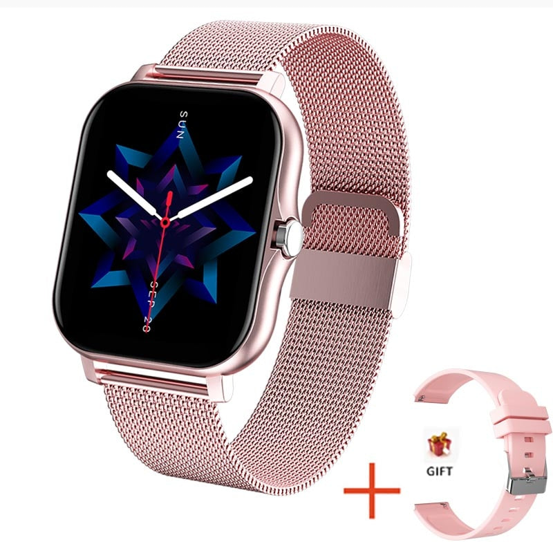 Women Smart watch Men 1.69" Color Screen Full touch Fitness Tracker Bluetooth Call Smart Clock Ladies Smart Watch Women eprolo