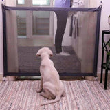 Folding Breathable Mesh Net Dog Separation Guard Gate - Emete Store