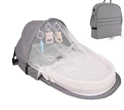 Portable Bed Foldable Baby Bed Travel Sun Protection Mosquito Net Breathable - Emete Store