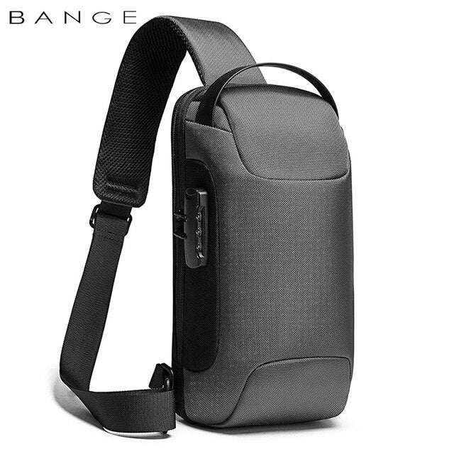 BANGE Hot Anti-thief Crossbody Waterproof Shoulder Bags USB Charger - Emete Store