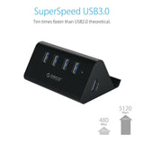 USB High Speed Mini 4 ports USB 3.0 5Gbps - Emete Store