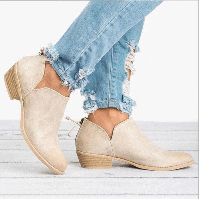 Women Winter Boots Slip On Women Causal Ankle Boots Platform Shoes eprolo