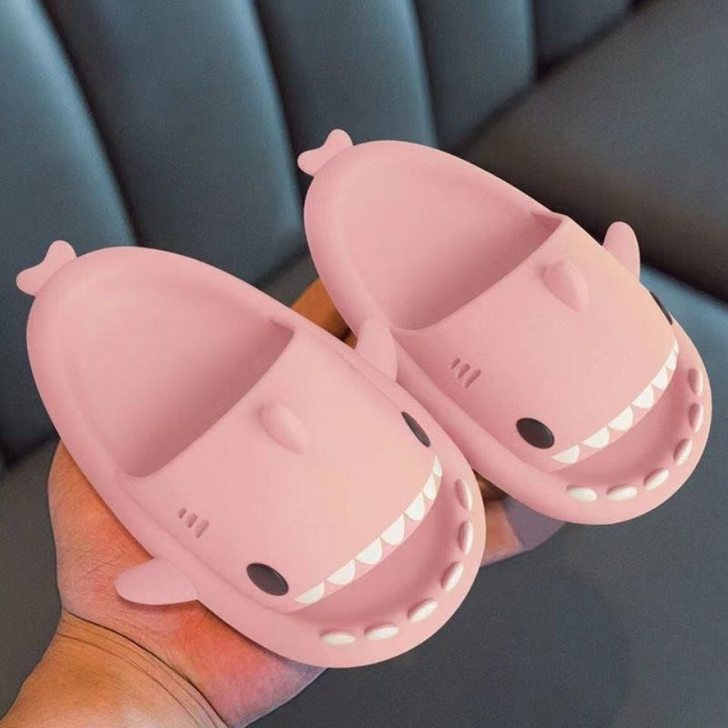 Shark Children's Slippers Summer Boys And Girls Cartoon Indoor Household Non-Slip Bath Baby Sandals And Slippers For Women - Emete Store