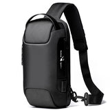 Waterproof USB Oxford Crossbody Bag Anti-theft Shoulder Sling Bag - Emete Store