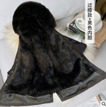 Fur coat High Quality Fashion With Hooded  Outerwear eprolo