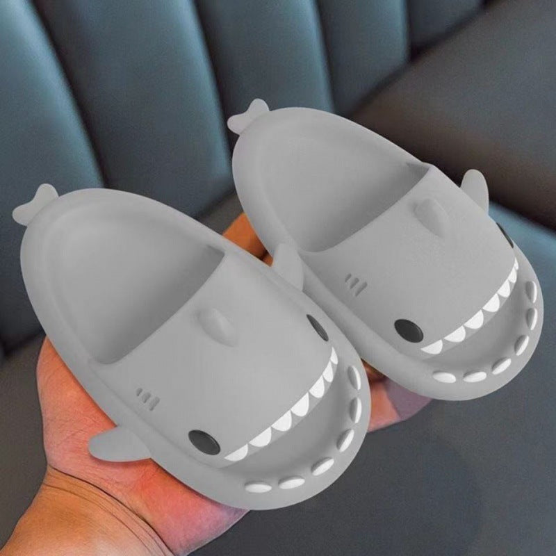 Shark Children's Slippers Summer Boys And Girls Cartoon Indoor Household Non-Slip Bath Baby Sandals And Slippers For Women - Emete Store