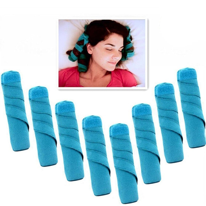 Hair Rollers Sleep Styler Kit Long Cotton 8pcs eprolo