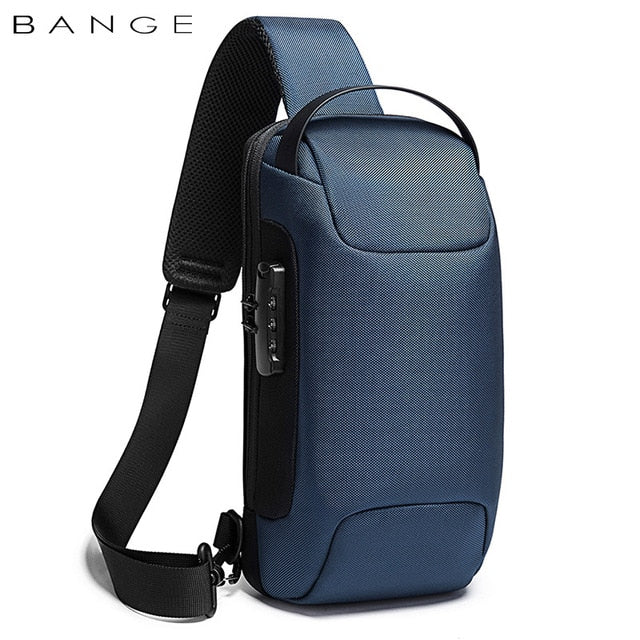 BANGE Hot Anti-thief Crossbody Waterproof Shoulder Bags USB Charger - Emete Store