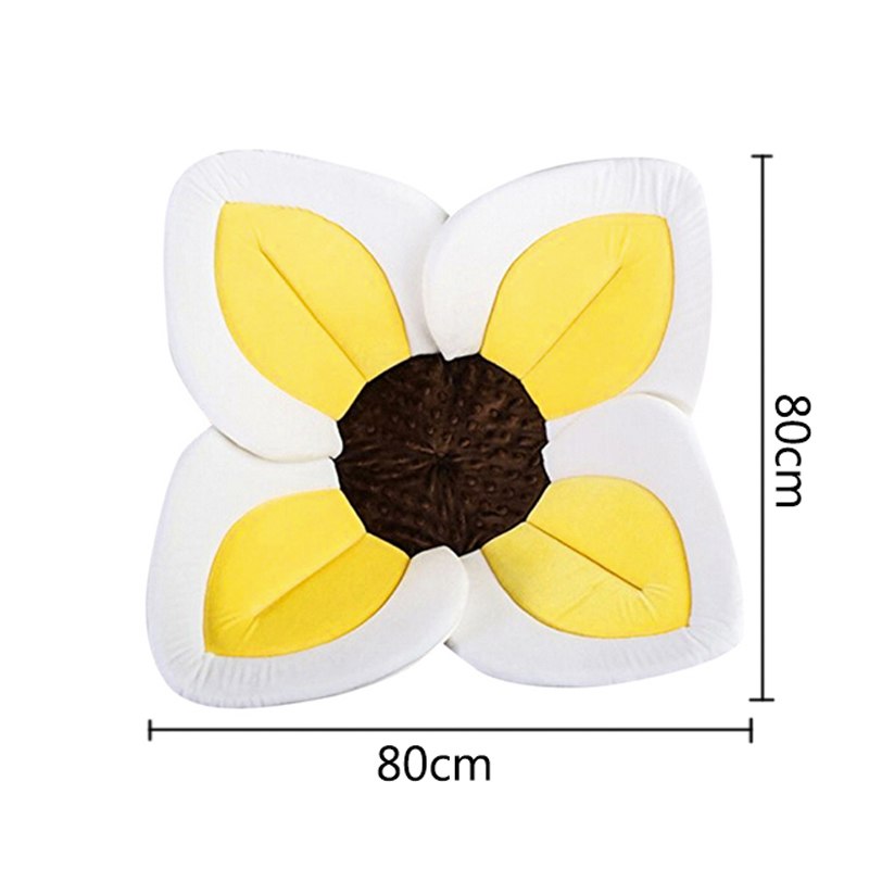 Baby Blooming Bath Flower Bathtub Mat Bath Cushion Infant Newborn Bath For Baby Blooming Sink Infant Shower Seat Accessories - Emete Store