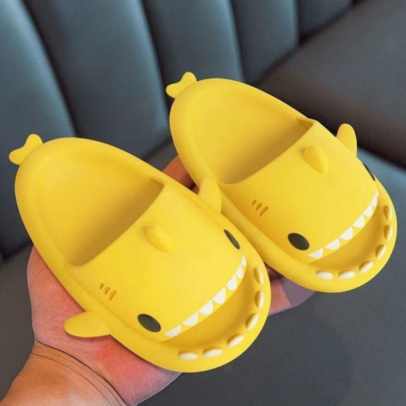 Shark Children's Slippers Summer Boys And Girls Cartoon Indoor Household Non-Slip Bath Baby Sandals And Slippers For Women - Emete Store