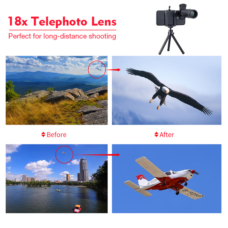 APEXEL 18X Telescope Zoom Mobile Phone Lens for iPhone eprolo