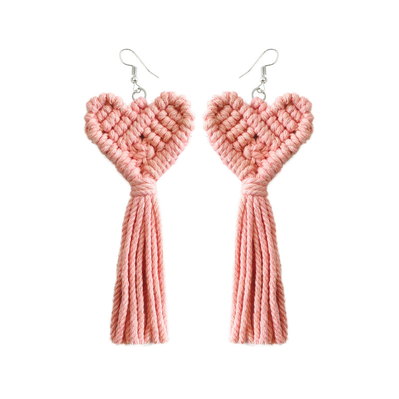 Rice Beads Tassels Earrings - Emete Store