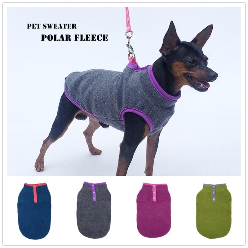 Dog Clothes Winter Warm Dog Clothing Fleece Sweater Soft Thicken eprolo