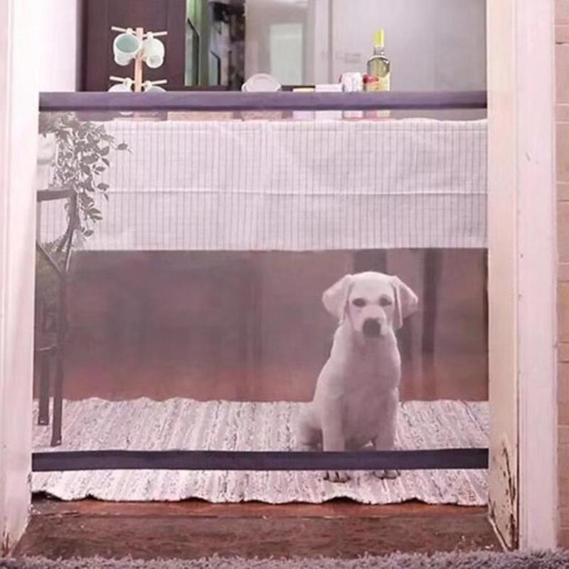 Folding Breathable Mesh Net Dog Separation Guard Gate eprolo