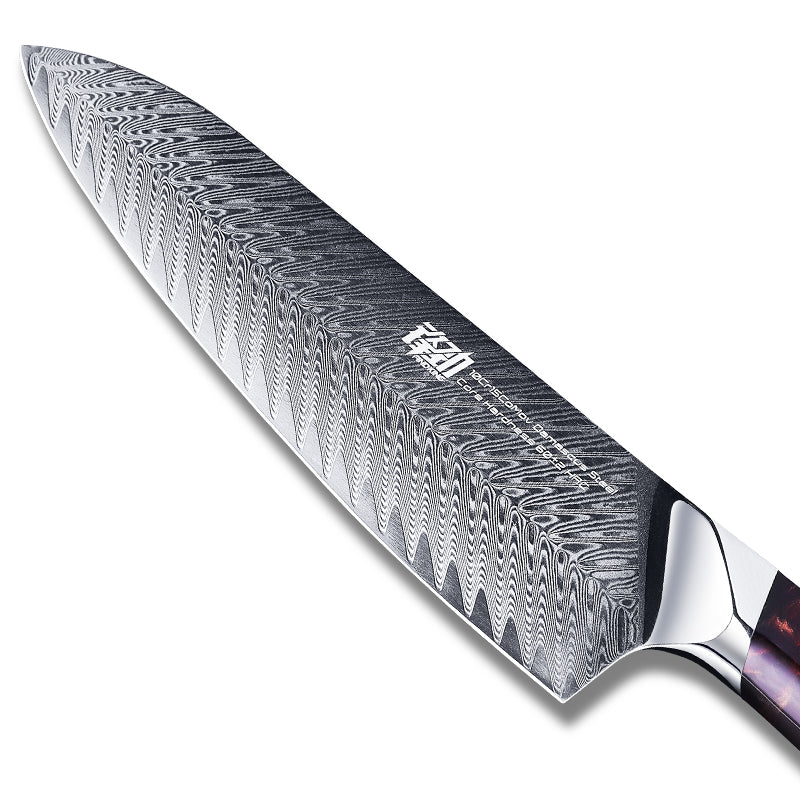 Damascus Chef's Knife Resin Handle Chef's Knife eprolo