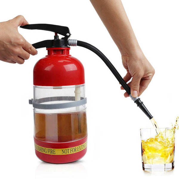 Creative Novelty 1500 ML Firefighting Drink Dispenser Fire Extinguisher Drink Dispenser in the Party - Emete Store