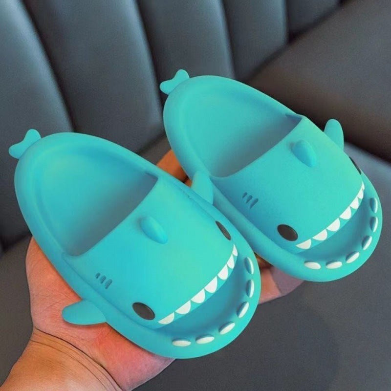 Shark Children's Slippers Summer Boys And Girls Cartoon Indoor Household Non-Slip Bath Baby Sandals And Slippers For Women - Emete Store