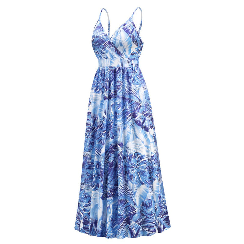 Women's Bohemian Print Dress - Emete Store