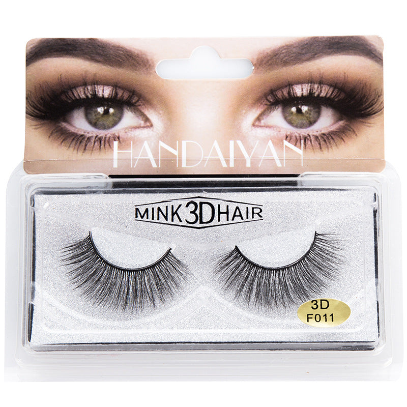 Explosive 3D Mink Hair False Eyelashes Curled Soft Slender Three Dimensional Thick False Eyelashes - Emete Store