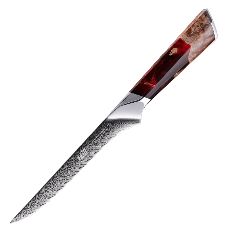 Boning Knife Damascus Resin Handle Dividing Knife eprolo