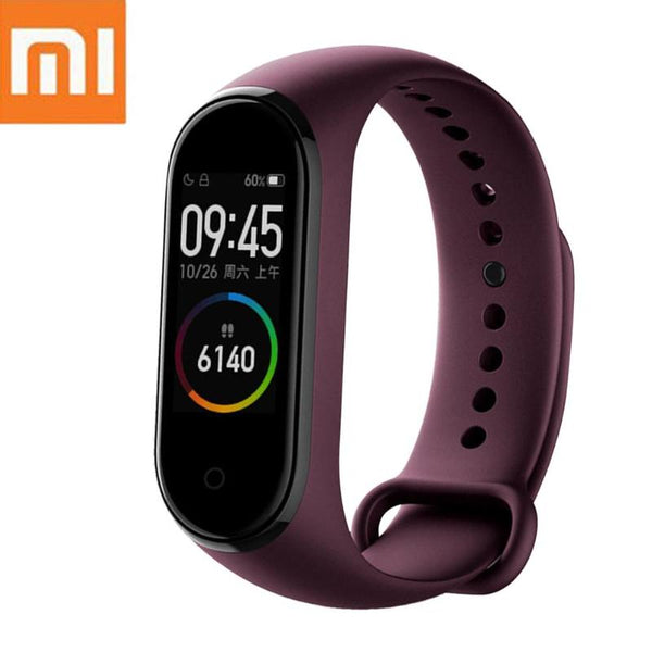 Xiaomi Mi Band 4 5ATM Heart Rate Smart Wristband (Wine Red) eprolo