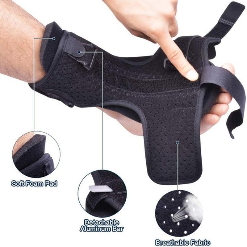 Adjustable Plantar Fasciitis Night Splint Foot Drop Orthotic Brace Elastic - Emete Store