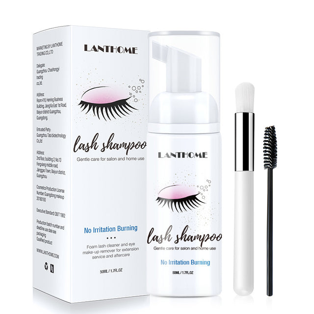 Eyelash Shampoo Cleansing Eyelash Makeup Remover Mousse Lash Eyelash Shampoo - Emete Store