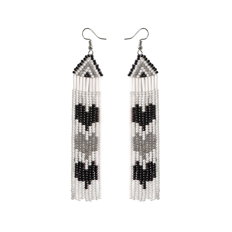 Rice Beads Tassels Earrings - Emete Store