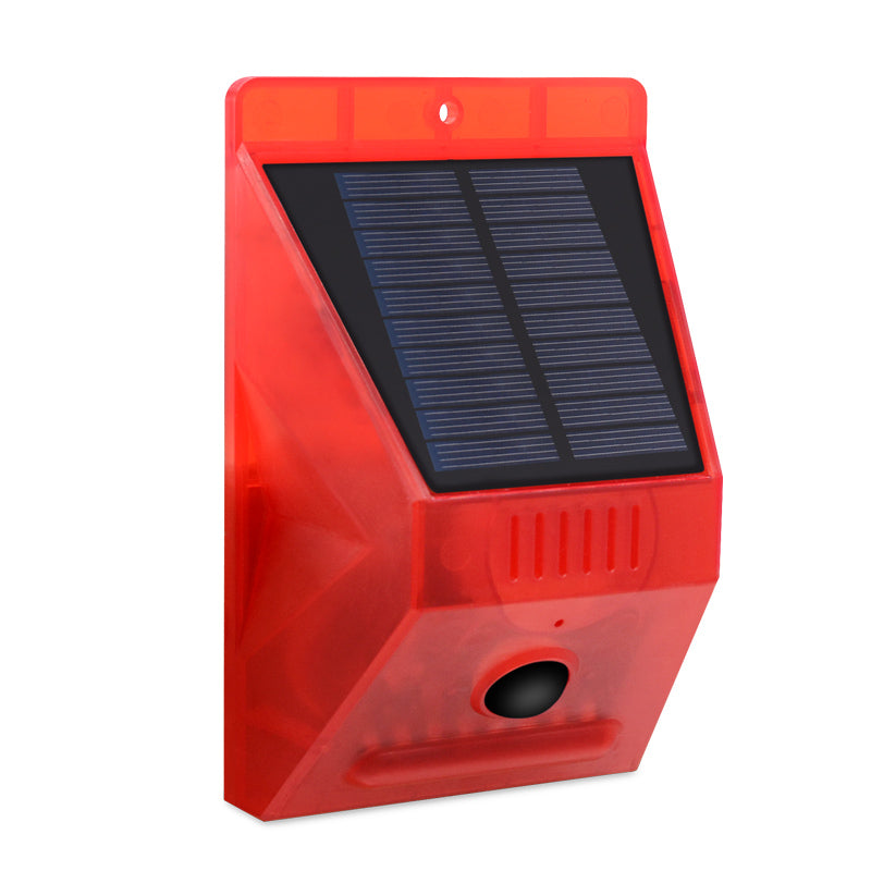 Solar Alarm Light Remote Control Alarm Human Body Induction Infrared Sound - Emete Store