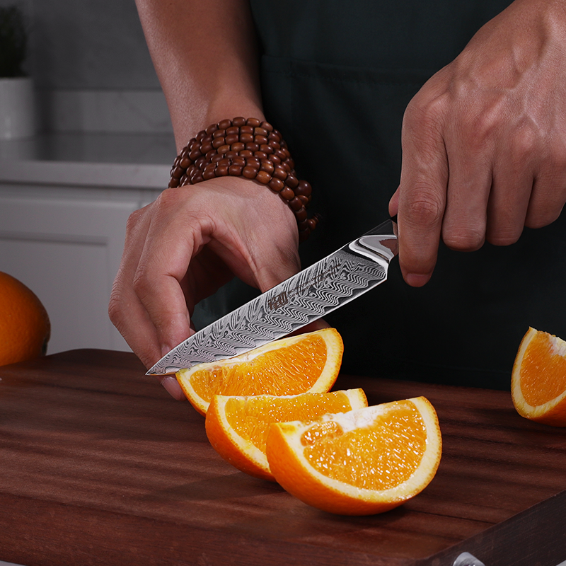 Damascus 5 Inch Fruit Knife High Hardness - Emete Store