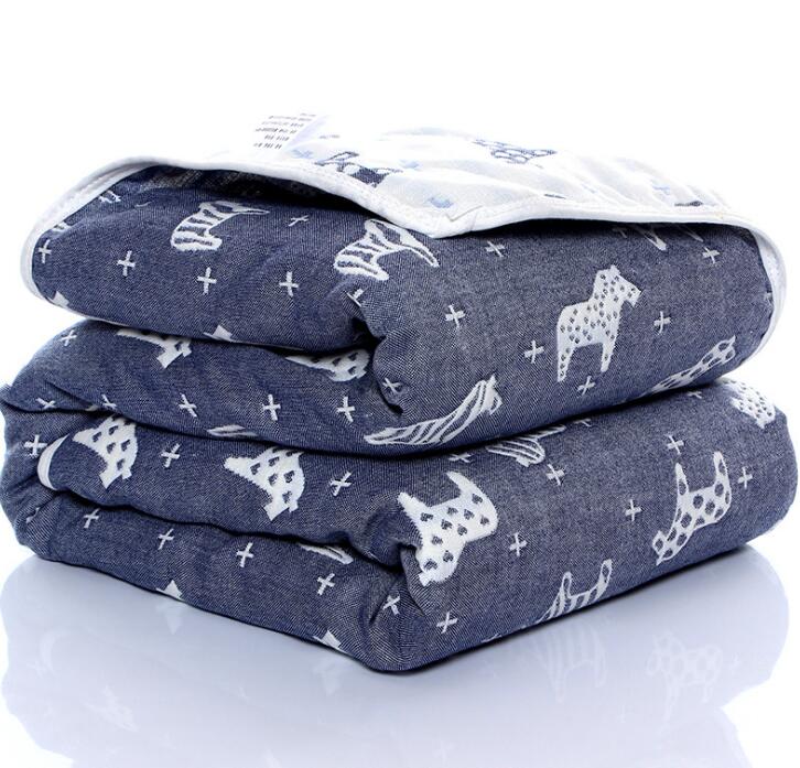 6 Layers Cotton Gauze Towel Blanket eprolo