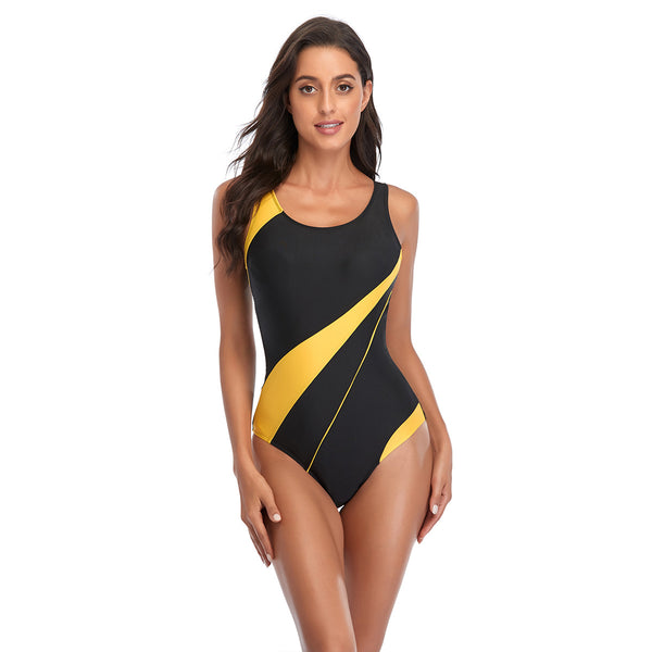 New Swimwear Professional Sports One Piece Swimsuit - Emete Store