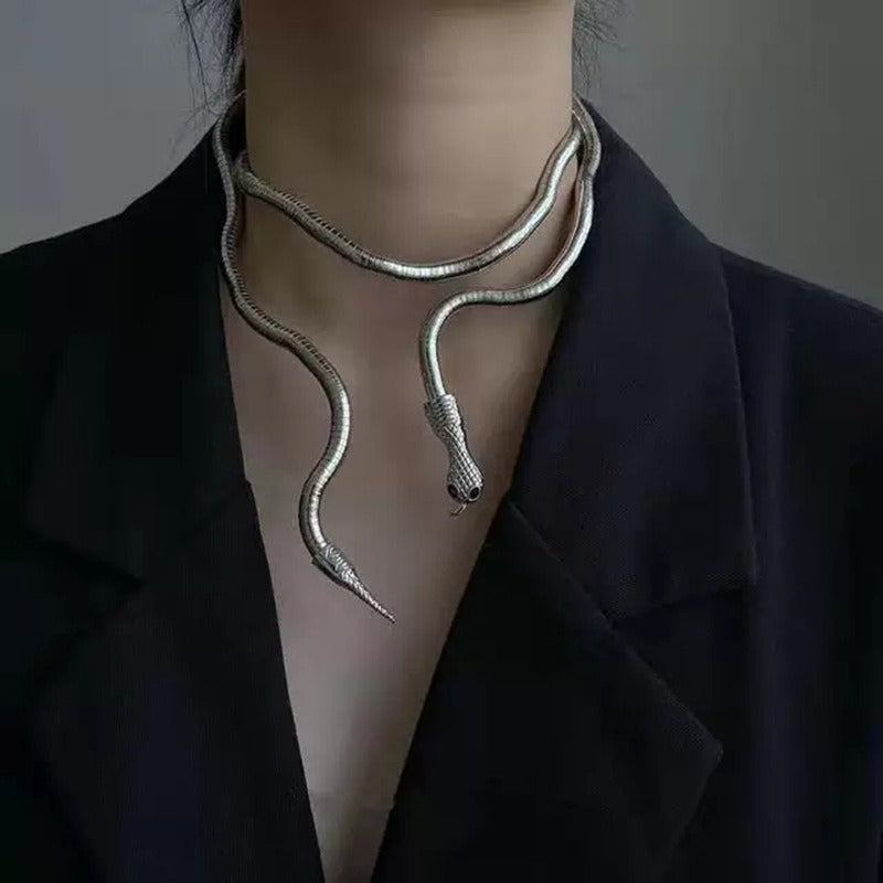 Selfish Personality Winding Snake Necklace eprolo
