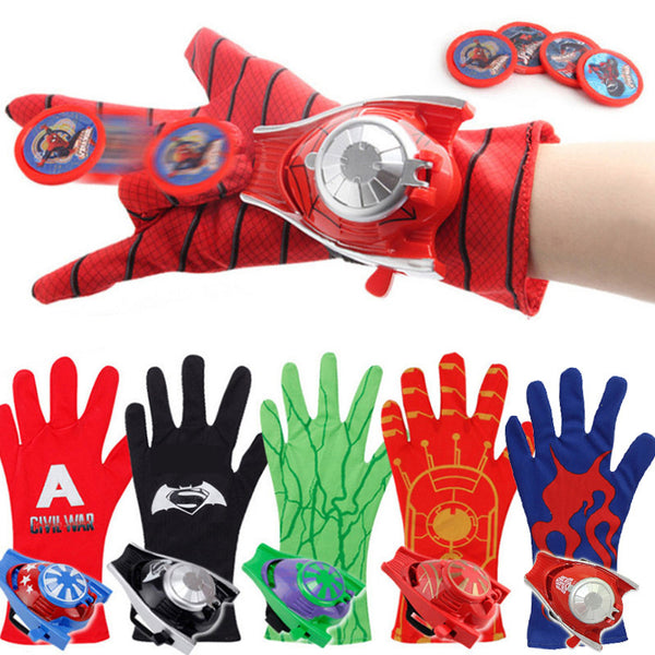 Spiderman Launcher Gloves Captain America Hulk Optimus Prime Iron Man - Emete Store